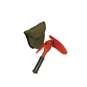 Rothco Orange Mini Pick & Shovel with Cover