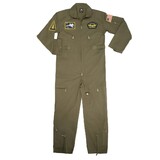 Rothco Kid's Flight Coverall With Patches - Olive Drab