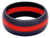 Rothco 801 Thin Red Line Silicone Ring