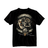 Black Ink U.S.M.C. Bulldog T-Shirt
