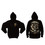 Black Ink U.S.M.C. Bulldog Hooded Pullover Sweatshirt, Price/each