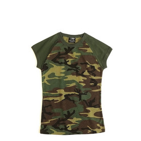 Rothco Short Sleeve Camo Raglan T-Shirt