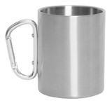 Rothco 8305 Insulated Stainless Steel Portable Camping Mug With Carabiner Handle -15 oz