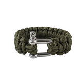 Rothco Thin Red Line Paracord Bracelet Wtih D-Shackle