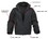 Rothco Black Soft Shell Uniform Jacket, Price/each