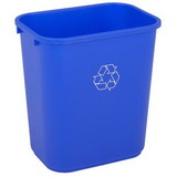 Continental Recycling Wastebasket., Blue