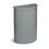 Continental 8321-GY Half Round Wall Hugger Container - Grey, Price/Each