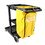 Impact 6850 White Janitor's Cart w/25 Gal. Yellow Vinyl Bag - Gray, Price/Each