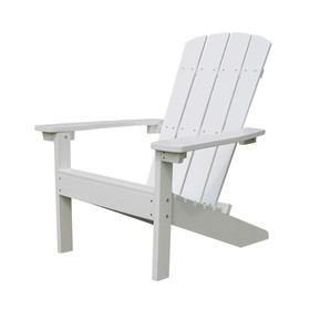 Northbeam Lakeside Faux Wood Adirondack Chair, White