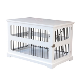 Zoovilla PTH0641720110 Slide Aside Crate And End Table, White, Medium
