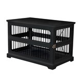 Zoovilla PTH0651721710 Slide Aside Crate And End Table, Black, Medium