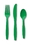 Creative Converting 010434 Emerald Green Cutlery (Case of 288)
