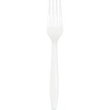 Creative Converting 010460B White Plastic Forks
