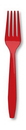 Creative Converting 010463 Classic Red Premium Plastic Forks (Case of 288)