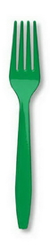 Creative Converting 010474B Emerald Green Cutlery (Case of 600)
