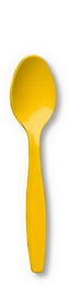 Creative Converting 010554B School Bus Yellow Cutlery (Case of 600)