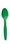 Creative Converting 010561B Emerald Green Cutlery (Case of 600)