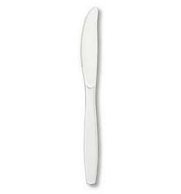 Creative Converting 010570B White Cutlery (Case of 600)