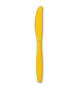 Creative Converting 010574B School Bus Yellow Cutlery (Case of 600)