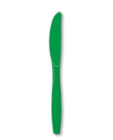 Creative Converting 010581 Emerald Green Cutlery (Case of 288)