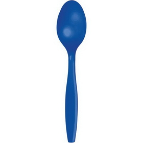 Creative Converting 011097 Cobalt Premium Pl Spoons, CASE of 288