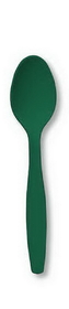 Creative Converting 011924 Hunter Green Cutlery (Case of 288)