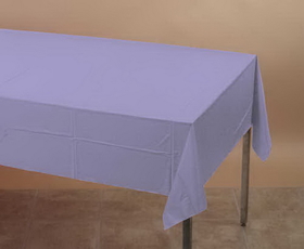 Creative Converting 01250 Luscious Lavender Plastic Tablecover 54 X 108 Solid (Case of 12)