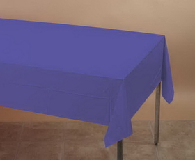 Creative Converting 01287 Purple Plastic Tablecover 54 X 108 Solid (Case of 12)