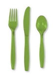 Creative Converting 013123 Fresh Lime Cutlery (Case of 288)