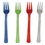 Creative Converting 013440 Assorted Translucent TrendWare Mini Forks (Case of 144), Price/Case