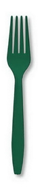 Creative Converting 019124 Hunter Green Cutlery (Case of 288)