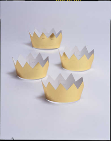 Creative Converting 020127 Mini Crown, Foil (Case of 72)