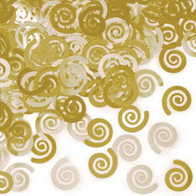 Creative Converting 021442 D&#233;cor Confetti Mimosa Swirls, CASE of 12