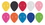 Creative Converting 041316 Assorted Colors 12&quot; Latex Balloons (Case of 180), Price/Case
