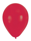 Creative Converting 041319 Classic Red 12" Latex Balloons (Case of 180)