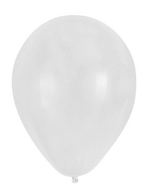 Creative Converting 041320 White 12&quot; Latex Balloons (Case of 180)