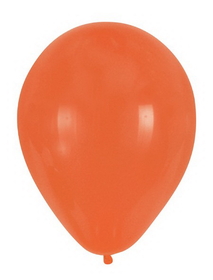 Creative Converting 041324 Sunkissed Orange 12&quot; Latex Balloons (Case of 180)