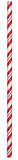 Creative Converting 051151 Classic Red Striped Paper Straws (Case of 144)
