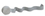 Creative Converting 078106 Shimmering Silver 81' Solid Crepe Streamer (Case of 12), Price/Case