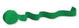 Creative Converting 078330 Emerald Green Crepe Streamer, 81' Solid (Case of 12)