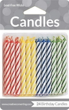 Creative Converting 10411Lx Décor Candle Ast Primaries (Case Of 12)