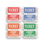 Creative Converting 132502 Ticket Roll - 50/50 Red/Bl/Or/Gr (Case of 4)