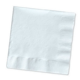 Creative Converting 139140135 White Luncheon Napkin, 2 Ply, Solid (Case of 600)