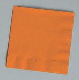 Creative Converting 139352154 Sunkissed Orange Beverage Napkin, 2 Ply, Solid (Case of 600)
