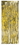 Creative Converting 141008 Gold Foil Door Curtain Gold, 8'X3', CASE of 6