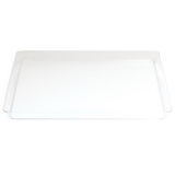 Creative Converting 173432 Clear 11.5" TrendWare Square Tray (Case of 6)