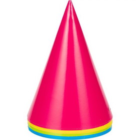 Creative Converting 200010 Neon Party Hats