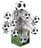 Creative Converting 267966 Sports Fanatic Soccer Mini Cascade Foil Centerpiece (Case of 6)
