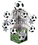 Creative Converting 267966 Sports Fanatic Soccer Mini Cascade Foil Centerpiece (Case of 6), Price/Case