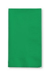 Creative Converting 279112 Emerald Green Dinner Napkin, 2 Ply, 1/8 Fold Solid Bulk (Case of 600)